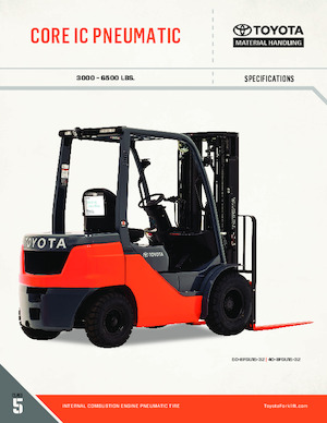 Wózki widłowe LPG Toyota 50-8FGU25