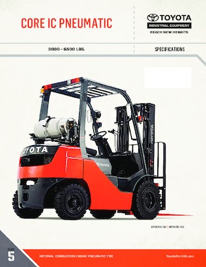 Wózki widłowe LPG Toyota 8FGCSU20