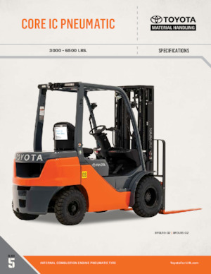 Wózki widłowe LPG Toyota 8FGU15