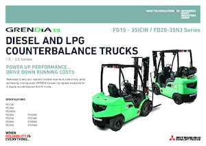 Wózki widłowe LPG Mitsubishi FG20CN