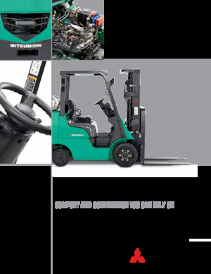 Wózki widłowe LPG Mitsubishi FGC20CN