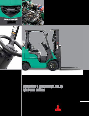 Wózki widłowe LPG Mitsubishi FGC18N