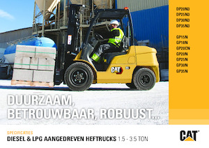 Wózki widłowe LPG Caterpillar GP35N 