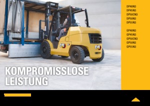 Wózki widłowe LPG Caterpillar GP50N3