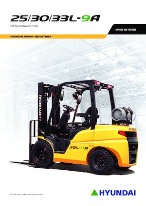 Wózki widłowe LPG Hyundai 33L-9A