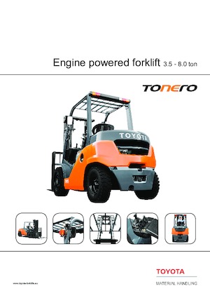 Wózki widłowe LPG Toyota 8 FG 35N 