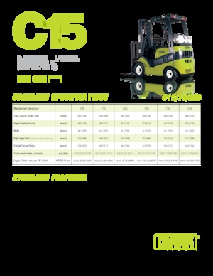Wózki widłowe LPG Clark C20 s L