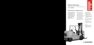 Wózki widłowe LPG Mitsubishi FGC40K STC