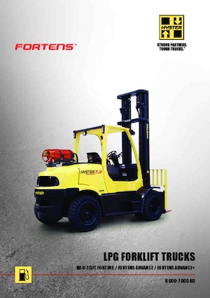 Wózki widłowe LPG Hyster H 7.0 FT