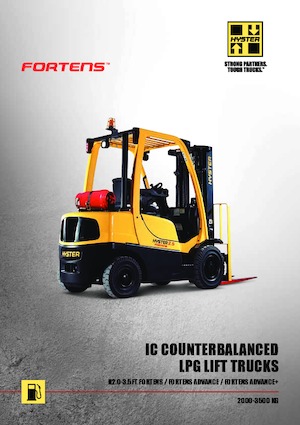 Wózki widłowe LPG Hyster H 2.5 FT