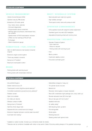 Wózki widłowe LPG UniCarriers PF50