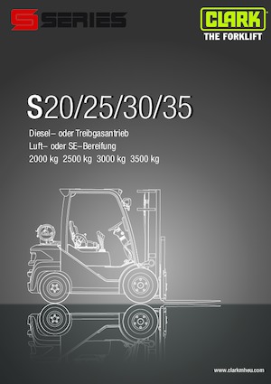 Wózki widłowe LPG Clark S30 L