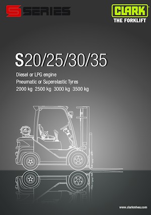 Wózki widłowe LPG Clark S30 L