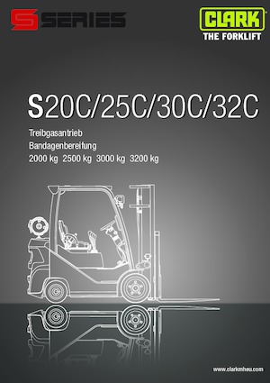 Wózki widłowe LPG Clark S20C L