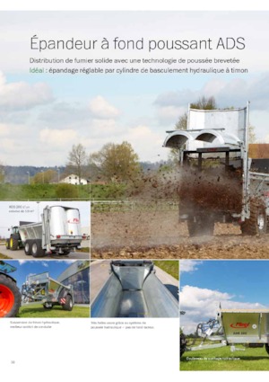 Rozrzutniki obornika Fliegl ADS 120