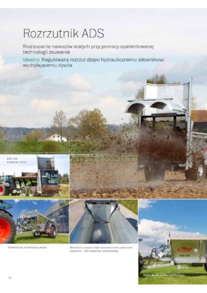 Rozrzutniki obornika Fliegl ADS 120