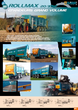 Rozrzutniki obornika Rolland RX 6325