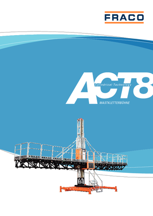 Masztowe platformy robocze Fraco ACT-8