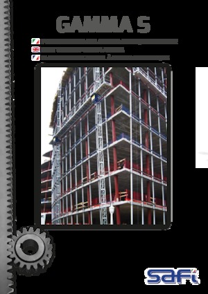Masztowe platformy robocze Safi GAMMA S 
