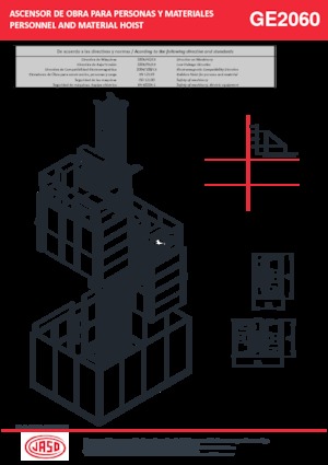 Wciągniki i wciągarki przemysłowe Jaso GE2060