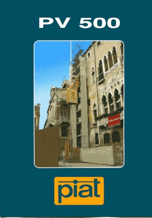 Wciągniki i wciągarki przemysłowe Piat PV 500