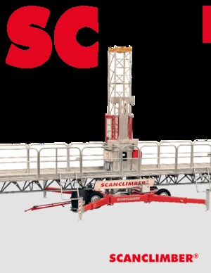 Masztowe platformy robocze Scanclimber Centum SC10000