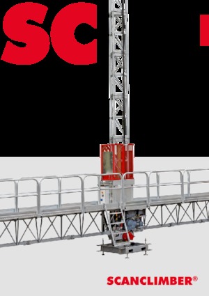 Masztowe platformy robocze Scanclimber Luna SC3500L
