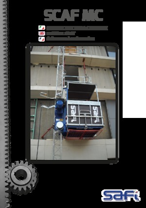 Wciągniki i wciągarki przemysłowe Safi SCAF MC/PC