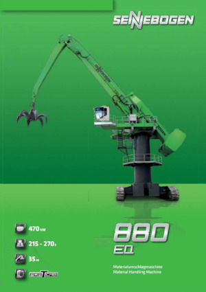Koparki do prac przeładunkowych Sennebogen 880 EQ