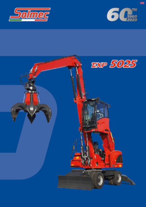 Koparki do prac przeładunkowych Solmec EXP 5025