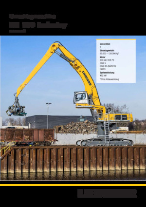 Koparki do prac przeładunkowych Liebherr LH 110 C Industry Litronic