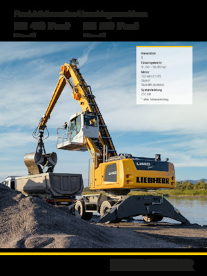 Koparki do prac przeładunkowych Liebherr LH 40 M Port Litronic