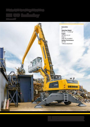 Koparki do prac przeładunkowych Liebherr LH 80 C Gantry Industry Litronic