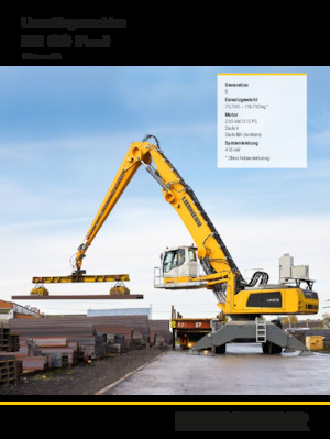 Koparki do prac przeładunkowych Liebherr LH 80 M Port Litronic