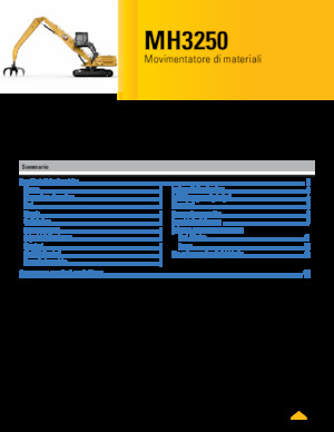Koparki do prac przeładunkowych Caterpillar MH3250