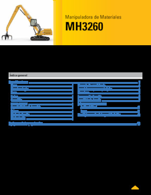 Koparki do prac przeładunkowych Caterpillar MH3260