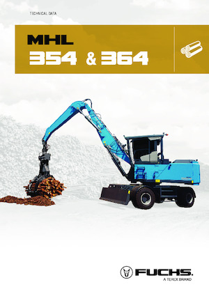 Koparki do prac przeładunkowych Terex-Fuchs MHL354 F