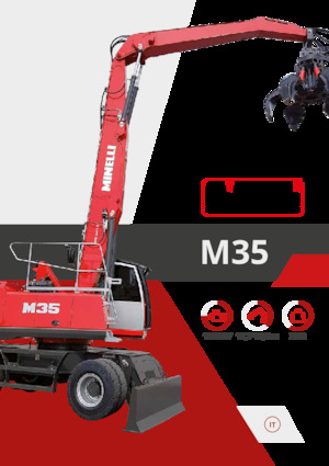 Koparki do prac przeładunkowych Minelli M35
