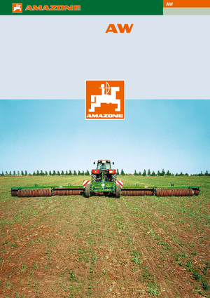 Walce łąkowe i polowe Amazone AW 9400