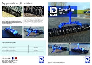 Walce łąkowe i polowe DAL-BO CombiFlex 300