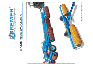 Walce łąkowe i polowe Bremer CWK 620/60