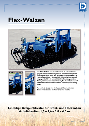 Walce łąkowe i polowe DAL-BO Flex 1,5