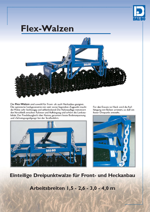 Walce łąkowe i polowe DAL-BO Flex 2,6