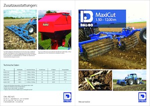 Walce łąkowe i polowe DAL-BO MaxiCut 150
