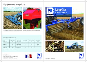 Walce łąkowe i polowe DAL-BO MaxiCut 150