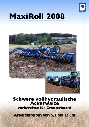 Walce łąkowe i polowe DAL-BO MaxiRoll 760