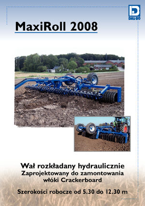 Walce łąkowe i polowe DAL-BO MaxiRoll 760