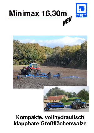 Walce łąkowe i polowe DAL-BO MiniMax Classic 16.3