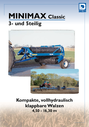 Walce łąkowe i polowe DAL-BO MiniMax Classic 4,5