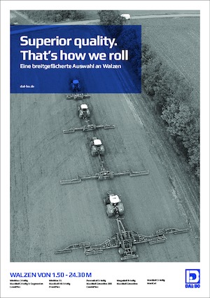 Walce łąkowe i polowe DAL-BO MaxiRoll 1230 HD